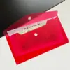 Bolsa Plástica com Fecho Horizontal A5 Bolsa de Coleta de Informações Bolsa para Guardar Contas Bolsa de Arquivo