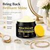 Pasta de Limpeza de Joias KineShineX Pasta Polidora e de Cuidado para Joias de Ouro e Prata Remove Oxidação e Opacidade para Restaurar o Brilho