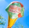 Balões Metalizados Fofos com Tema de Comida, Balões Metalizados de Rosquinha, Sorvete e Pipoca, Decoração de Fundo para Festa de Aniversário Infantil, Adereços para Cabine de Fotos para Festa com Tema Doce
