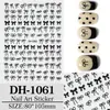 Pegatinas de Uñas con Lazo Transfronterizas, Lote Mixto de Varios Estilos, Pegatinas de Uñas de Superficie Plana para Salones de Uñas, Pegatinas de Uñas con Lazo DIY, Estilo Dh