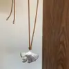 Colar Pingente de Pônei Simples e Personalizado Estilo Coreano Design de Nicho Senso de Design Moda Exquisito Retro Único
