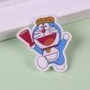 Broche Acrílico Creativo y Lindo de Dibujos Animados de Animales Doraemon Pin de Accesorio Personalizado para Ropa y Bolsos