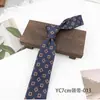Gravata Formal de Negócios Masculina, Estilo Coreano Cavalheiro Jacquard 7cm Amarrada à Mão Padrão Floral Britânico Trabalho Profissional Gravata