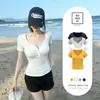 Top corto morado sexy y llamativo para mujer, verano, hombro normal, corte ajustado, entallado en la cintura, favorecedor, escote de corazón, camiseta de manga corta