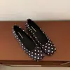 Versão em Couro Macio dos Novos Sapatos Slip-On Simples de Cano Baixo 2026 para Mulheres, Mocassins de Bico Quadrado com Aumento de Altura Escondido, Couro Macio, Estilo Retrô
