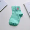 Calcetines de mujer Amazon transfronterizos, calcetines de media pantorrilla absorbentes de sudor y resistentes al olor, calcetines de mujer para regalo de Navidad, calcetines de algodón personalizados al por mayor de Zhuji
