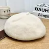 Boina para Mulheres Outono e Inverno Estilo Coreano Japonês Versátil Chapéu Quente Retrô Britânico de Lã Chapéu de Artista para Meia-idade Crianças Boina
