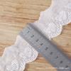 Ropa de encaje bordado de fábrica, accesorios de encaje textil para el hogar, exquisito encaje de algodón perforado al por mayor, punto