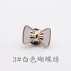 Estilo coreano Simples All-match Anti-reflexo Broche Sem Costura Botões Roupas Fixas Cardigan Toalha de Seda Fivela Chapéu Gola Decorativa Agulha