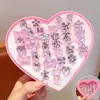 Anillo de Dibujos Animados con Piedras Preciosas para Niños Caja de Regalo Anillo para Niña Juguete de Joyería para Jugar a Vestirse Set de Regalo