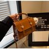 Moda Urbana Otoño 2026 Bolso Cuadrado Pequeño Material PU Hebilla Magnética Bolso Cruzado Funda para Teléfono Bolso de Hombro Cuadrado Horizontal