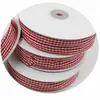 Joias DIY artesanais para atacado com xadrez vermelho e branco com xadrez colorido com xadrez escocês com padrão pied-de-poule