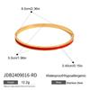 Pulseira Jingqiao Europeia e Americana de Aço Inoxidável com Fivela de Gota de Óleo, Sensação Avançada, ins Anel de Mão, Joia de Mão de Aço Titânio, Pulseira Transfronteiriça