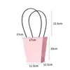 Dia das Mães Bolsa de Couro Impermeável para Arranjo de Flores Embalagem para Buquê Caixa de Presente Bolsa Tote Embalagem para Flores Musiss/Muxi Várias Cores