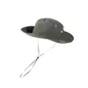 Sombrero de Pescador de Ala Ancha para Exteriores de Fábrica Grande para Hombres y Mujeres, Adecuado para Senderismo y Protección Solar, Sombrero de Sol Plegable Estilo Western