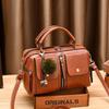 Bolsas Femininas 2025 Novas Bolsas de Mão Moda Bolsas de Ombro Europeias e Americanas Modernas Bolsas Travesseiro de Couro PU Bolsas Transversais Dropshipping