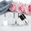 Frasco de Esmalte de 15ml, Frasco Dosador Cosmético à Prova de Luz, Pincel, Frasco de Vidro para Manicure, Frasco Vazio Marrom para Amostra