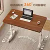 Mesa de noche para uso doméstico, mesa ajustable en altura manual y móvil con ruedas, escritorio de escritura pequeño para estudiantes, mesa de estudio para niños con ruedas