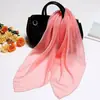 Bufanda Pequeña de Gasa de Color Sólido Bufanda de Performance Bufanda Cuadrada de Danza Bufanda de Gasa de Color Caramelo Pañuelo para la Cabeza con Protección Solar Una Pieza Dropshipping