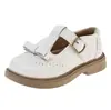 Zapatos de princesa 2026 Mary Jane de verano de piel con nueva falda estilo tanga para niñas, tallas medianas y grandes, estilo británico retro