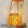 Linterna tejida de ratán estilo antiguo Paquete de material DIY hecho a mano para niños Linterna de flor luminosa de mano 2026 Nuevo Otro