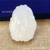 Directo de Fábrica Jade Blanco GuanYin Encaje Blanco de Jade GuanYin Blanco Jade de Afganistán Colgante de Jade GuanYin
