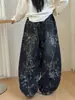 Jeans de Sarja Novos para Primavera e Outono de 2026 para Meninos e Meninas, Jeans Casuais de Sarja Jacquard Patchwork para Bebês Meninos e Meninas, Transfronteiriço
