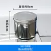 Cilindro de Bolas de Algodão Espessado de Aço Inoxidável 304 Tanque de Pomada Tanque de Pomada Tanque de Desinfecção com Álcool Gaze de Algodão Tanque de Curativo Anti-iodofor