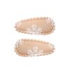 Amazon transfronterizo mini pinza BB para niños clip de tela con forma de gota de agua pinza lateral para flequillo estampado pinza para el pelo de niños pasador 3629