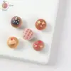 Contas de Animal Desenho Animado Fofo Acrílico Fosco Acessórios para Joias DIY Acessórios com Contas Pingente para Chaveiro Pacote de Materiais