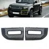 Adequado para 20-23 Land Rover Defender Lâmpada Defender Moldura da Lanterna de Neblina Defender Sombra da Lanterna de Neblina LED Defender
