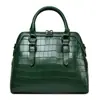 Bolso de Mano de Moda Nuevo para Mujer Primavera/Verano, Bolso de Hombro Popular con Patrón de Cocodrilo para Dama, Bolso Cruzado Estilo Europeo y Americano, Bolso de Mano de Cuero Genuino