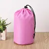 Bolsa de Nylon Revestida com PU Jaqueta de Penas Bolsa de Poliéster Cilindro de Fechamento para Viagem Bolsa de Fidelidade Bolsa com Corda Única