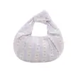 Bolso tote de tela a rayas plisado de nicho para mujer 2026 nuevo estilo fresco dulce simple moderno versátil bolso de mano