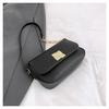 Bolsa de Ombro de Design de Nicho 2025 Nova Moda Feminina Bolsa Transversal Pequena Quadrada Bolsa de Mão com Textura Elegante e Simples