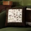 Cojín de Almohada para Sofá Estilo Retro Americano 2026 Nuevo Funda de Almohada Extraíble Lavable Almohadilla para Respaldo de Ventana Saliente de Dormitorio