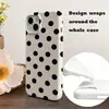 Funda para Teléfono Móvil Iphone18Pm Estilo Coreano Simple y Personalizada con Puntos Negros Funda de Película Ultra Delgada Apple 17Pro