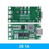 Módulo de boost 2s/3s/4S 1-4A TipoC módulo de carregamento de bateria de polímero de lítio bateria de lítio DC 3-6V