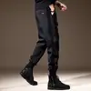 Calça Jogger Masculina Estilo Primavera/Outono 2026 Itália Listra Americana Peso Pesado Solta Versátil Calça de Moletom Masculina