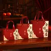 Caixa de Embalagem para Doces de Casamento de Alta Qualidade Chinesa Caixa Gaveta Caixa de Lembrança de Casamento Caixa de Presente Estampagem a Quente Bolsa de Casamento Tipo Gaveta