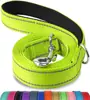 Guia de cachorro para cães grandes, anti-choque, refletiva, trançada, direto do fabricante, guia de passeio para cães no atacado, corda de treinamento, cinto de tração