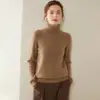 Suéter de Cachemira para Mujer Otoño/Invierno 2026 con Cuello Alto, Diseño Versátil, Tejido de Lana, Suave y Acogedor