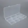 Caja Transparente de Plástico PP con 11 Compartimentos Integrados para Joyería, Equipo de Pesca, Accesorios de Ferretería y Almacenamiento de Escritorio