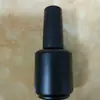 Ponto 15ml esmalte de unha base de borracha camada de vedação sub-embalado frasco vazio preto branco opcional spray de vidro Garrafa leve