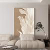 Estilo Minimalista Moderno Blanco y Negro Gris Pintura Decorativa Sofá Fondo Pared Colgante Pintura Mural Entrada Pintura Abstracta Pintura de Piso para Sala de Estar