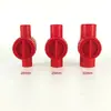 Accesorios para tuberías de agua válvula reguladora de flujo válvula de drenaje de ajuste fino interruptor de silenciamiento tubería de agua de PVC control de flujo de agua reducir rojo