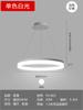 Zhongshan Iluminación Lámpara Colgante Circular Luz de Restaurante Minimalista Mesa de Bar Mesa de Comedor Diseñador Luz Led Bauhaus