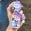 Llavero creativo de acrílico con arena líquida Sanrio Happy Park, colgante para bolso, decoración, pequeño regalo