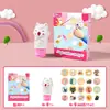 Pegatinas Mágicas de Sello Personalizadas para Niños Impermeables y que no se Desvanecen Pegatinas de Recompensa de Dibujos Animados para Niños y Niñas Juguetes de Pegatinas