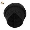 Fornecimento Transfronteiriço Chapéu Turbante Plissado Trançado Espesso Estilo Boêmio Turbante Étnico Jdt-429H
